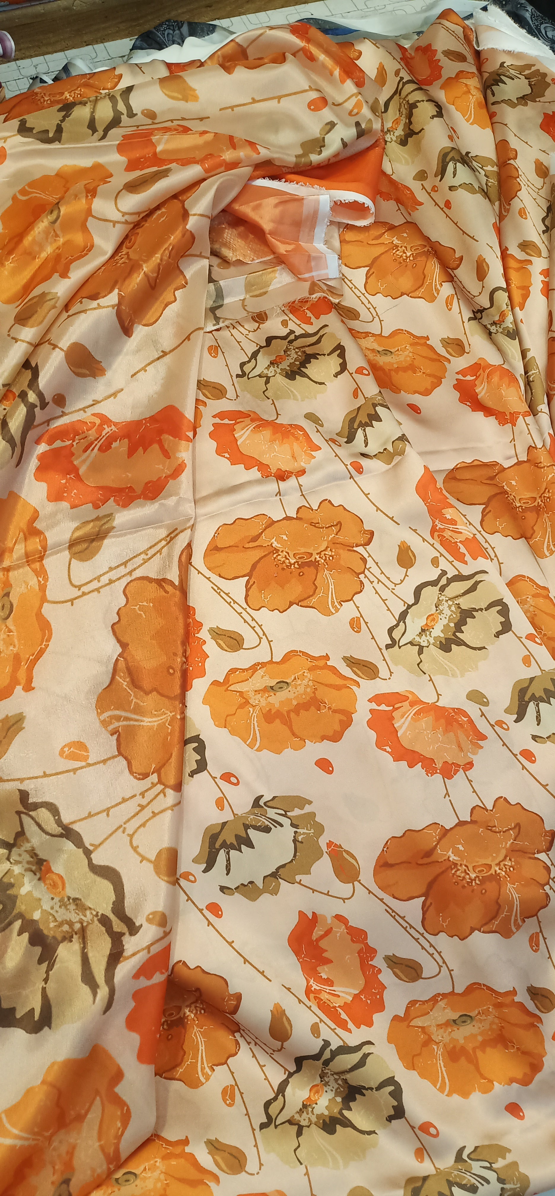 Digital print shamoz silk